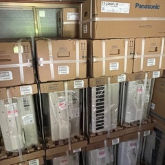 工事🉑エアコン　6畳標準工事　64000円　　新品パナソニック　取り外し等込み込み　その他14畳　18畳在庫ありの画像