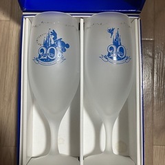 ［新品、未使用］ディズニー20周年記念　ワイングラスセット