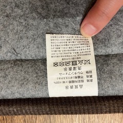 【訳あり】沖縄風い草ラグ使用1.5ヶ月の画像