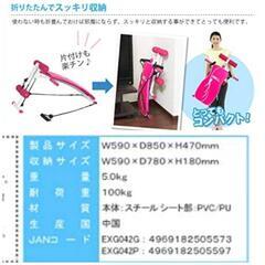 受け渡し決定【9月20日迄！処分します】筋トレ アルインコ(ALINCO) マルチコンパクトジム(ピンク) EXG042P

の画像