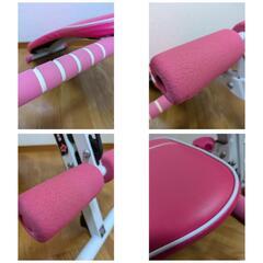 受け渡し決定【9月20日迄！処分します】筋トレ アルインコ(ALINCO) マルチコンパクトジム(ピンク) EXG042P

の画像