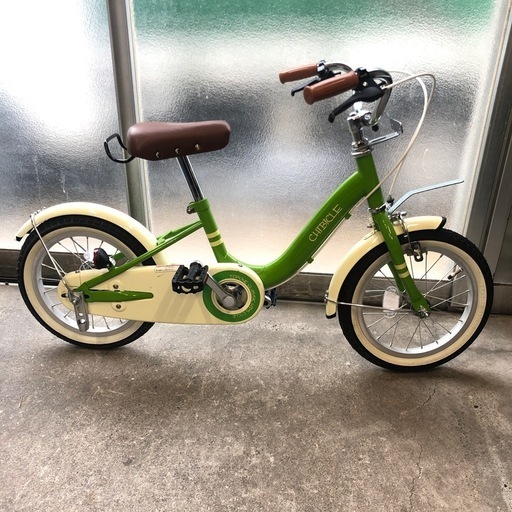 美品‼️CHIBICLE チビクル 子供用自転車 14インチ　グリーン