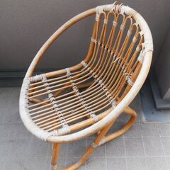 籐イス（難あり品）の画像