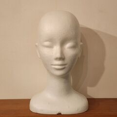 【あげます】ウイッグスタンド・ウイッグマネキン/発砲スチロール（...