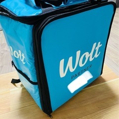 Wolt リュック　配達　未使用