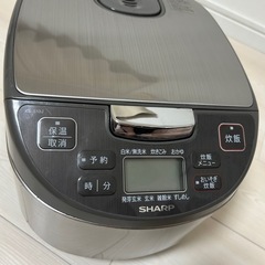 【お譲り先決定しました】SHARP 炊飯器 5.5合炊き