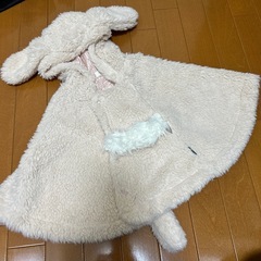 size 80 アプレレクール ポンチョ
