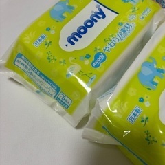 ★未使用★ムーニー　おしり拭き4袋の画像