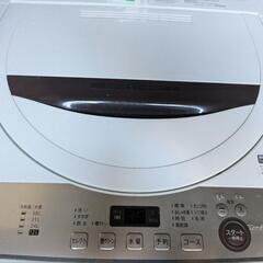 シャープ洗濯機6kg 2021年製(ES-GE6E)(終了)