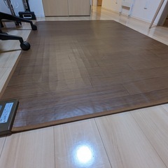 【広電 KODEN】 電気カーペット 電気マット フローリング調 ※ジャンク品の可能性ありの画像