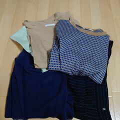 【話中】レディース　半袖トップスとパンツ