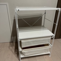 無印良品　スチールユニットシェルフ　バスケットセット