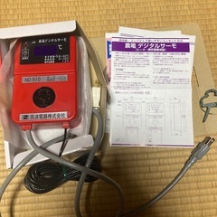 006□未使用品□筑波電器 農電 電子サーモ ND-910 | 日本ノーデン 農電デジタルサーモ 100V用 ND-910 | 育苗器