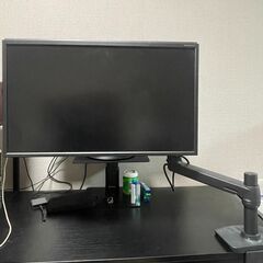【美品】PCデスク 周辺機器 モニター アーム　セットの画像