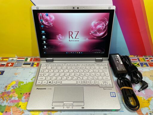 パナソニック 極美品 CF-RZ6 LET タッチパネル 10.1型 ノートPC