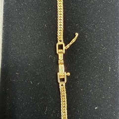 ★ k18 喜平ネックレス 6面Ｗカット ★の画像