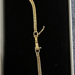 ★ k18 喜平ネックレス 6面Ｗカット ★の画像