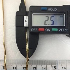 ★ k18 喜平ネックレス 6面Ｗカット ★の画像