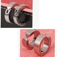 両耳用イヤーカフ（新品）シルバーの画像