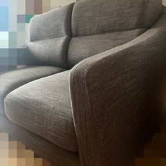 ニトリ ソファ NポケットA4R 布張り 2人がけの画像