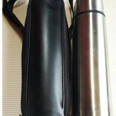 ステンレスポット　ポーチ付きの画像