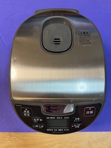 シャープ SHARP マイコン炊飯器 KS-S10J-S 5.5合 2019年製