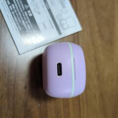 【譲渡済】TGC×DAISO：完全ワイヤレスイヤホン　パープルの画像