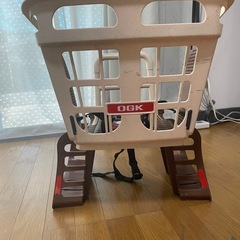 自転車のチャイルドシートの画像