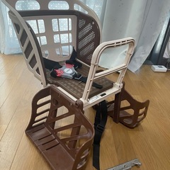 自転車のチャイルドシートの画像