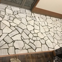 天然石　　乱形　白
の画像