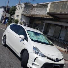 トヨタ　プリウスα　後期型　ハイブリッド　5人乗り　車検ロング