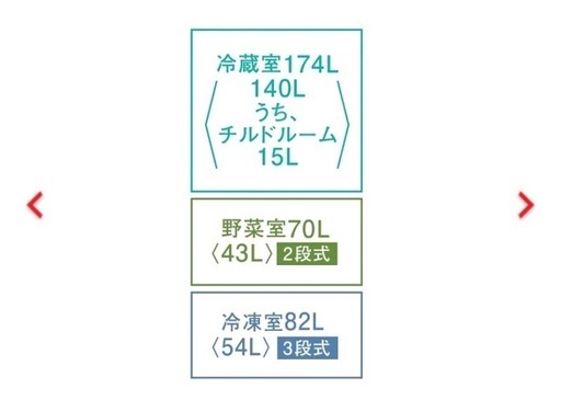 TOSHIBA 冷蔵庫　326L