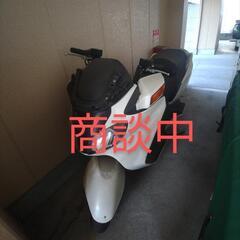 バイク スカイウェイブ650 白