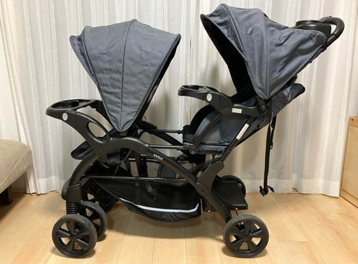 カトージ　KATOJI 2人乗りベビーカー　二人でゴーDX