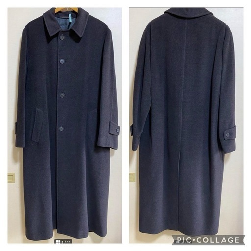 コルネリアーニ　ステンカラーコート(バージンウール、アンゴラ)クリーニング済み