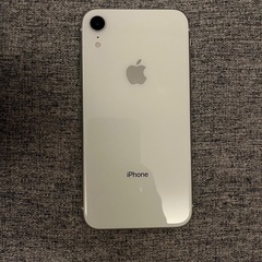 【取引中】iPhone XR ホワイト