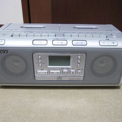 【値下】SONY CDラジカセ CFD-W78 ジャンク品(音が...