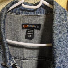 Gジャン　デニムジャケット　2xL　ゴッドボディの画像