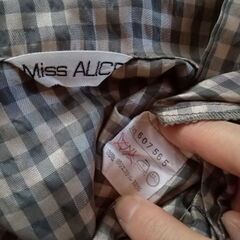 Miss ALICE きらきら光沢シャツ 半袖の画像