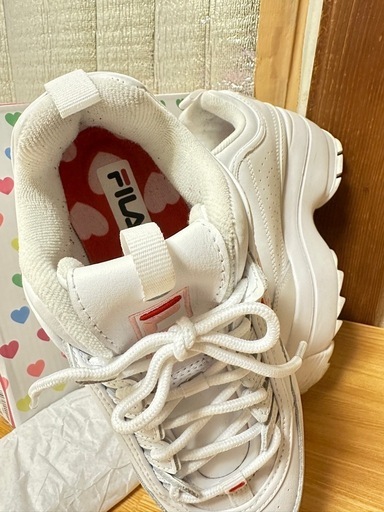 FILA フィラ  Disruptor II Wedge Heart ハート ロゴ  厚底 スニーカー シューズ 