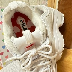 FILA フィラ  Disruptor II Wedge Heart ハート ロゴ  厚底 スニーカー シューズ の画像