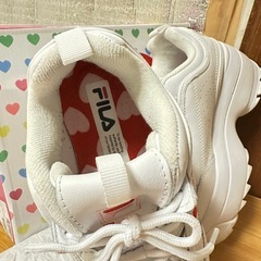 FILA フィラ  Disruptor II Wedge Heart ハート ロゴ  厚底 スニーカー シューズ の画像