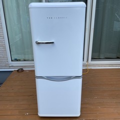 レトロデザイン冷凍冷蔵庫 150L