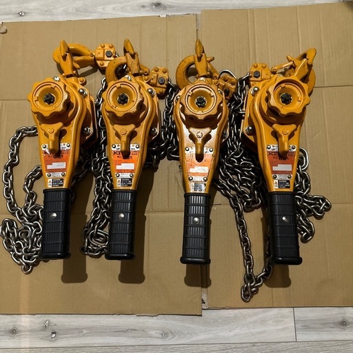 レバーブロック0.8t 4台セット　美品
