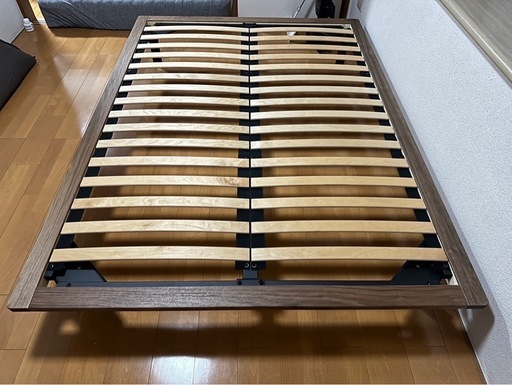 【無印良品】ダブルベッドフレーム、マットレス等