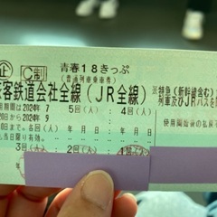 青春18きっぷ２日分