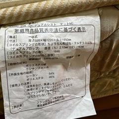 フランスベット　セミダブル1台の画像