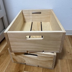 りんご箱風　　　木箱　収納ストレージ　スタッキング