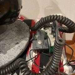 パイロットヘルメット　ジェット　飛行機　当時物　本物　年末価格の画像