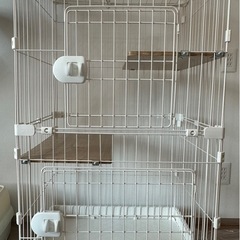 ※譲り先決まりました【美品】猫用ケージ差し上げます の画像